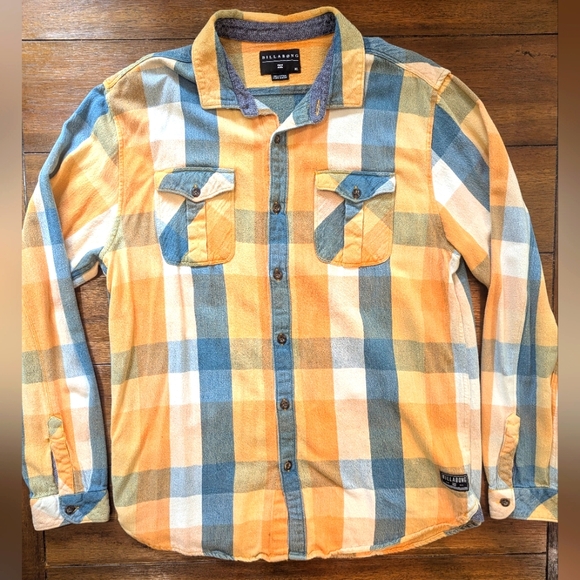 Billabong Flannel Button Up - Picture 1 of 6